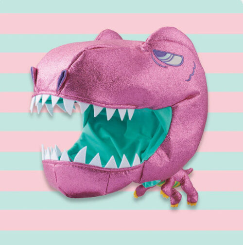 ジュラシックパーク恐竜ぬいぐるみハット(ピンク)